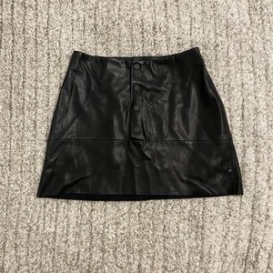 Zara Leather Skirt
